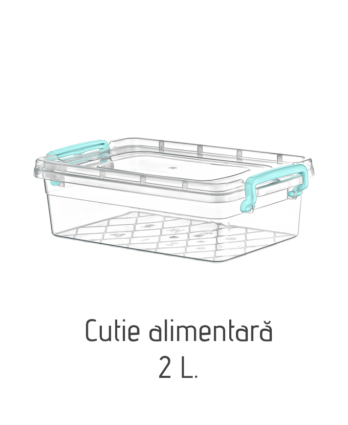 Cutie alimentară AK244, 2 L