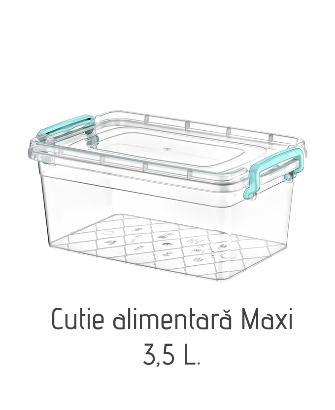 Cutie alimentară Maxi AK254, 3.5 L