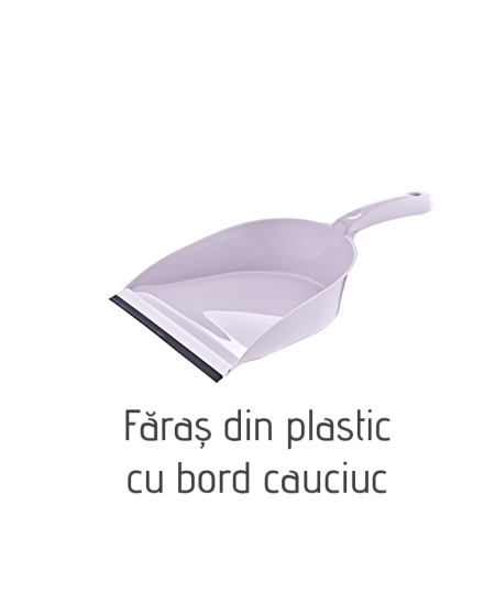 Făraș din plastic cu bord din cauciuc AK388