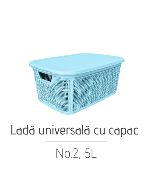 Ladă universală cu capac No.2 AK600, 5L