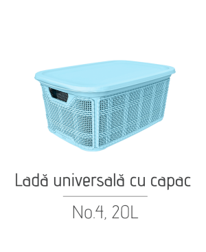 Ladă universală cu capac No.4 AK602, 20 L