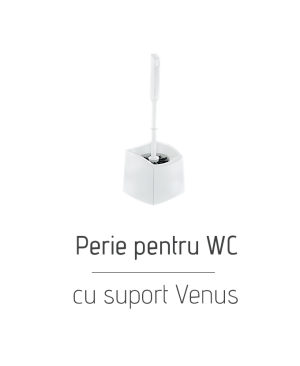 Perie pentru WC cu suport Venus AK554
