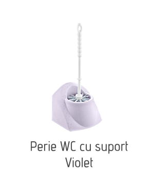 Perie pentru WC cu suport