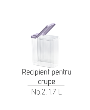 Recipient pentru crupe No.2, 1.7 L