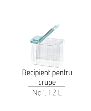 Recipient pentru crupe No.1, 1.2 L