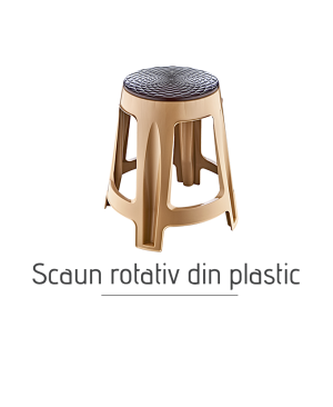 Scaun rotativ din plastic AK508-B001