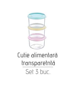 Cutie alimentară Set AK537, 3 buc