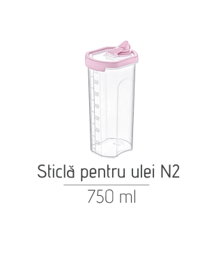 Sticlă de ulei N2 AK466, 750 ml