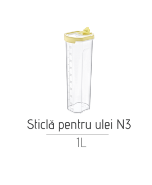 Sticlă pentru ulei N3 AK467, 1L
