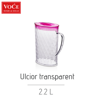Ulcior transparent cu capac VC002