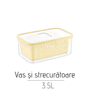 Vas și strecurătoare AK509, 3.5L