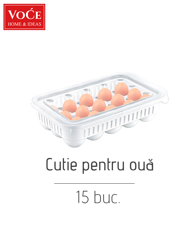 Cutie pentru depozitarea ouă VC722, pentru15 buc