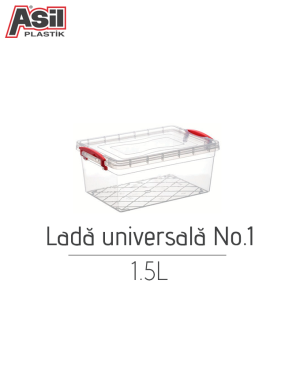 Ladă(caserolă) universală Asil501, 1.5L