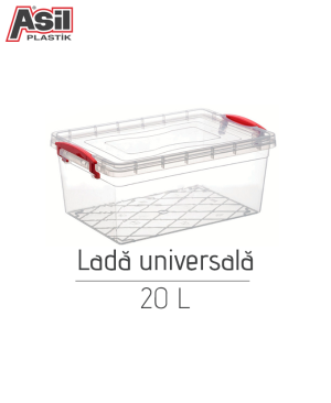 Ladă universală din plastic Asil506, 20 L