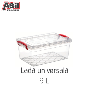 Ladă universala din plastic Asil504, 9L