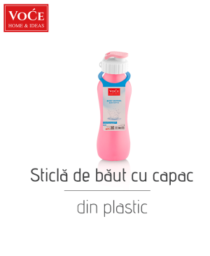 Sticlă sport din plastic pentru apă VC790, 750 ml