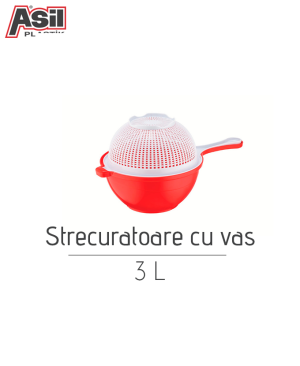 Strecurătoare cu vas Asil237, 3L