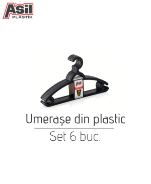 Umerașe din plastic Asil482, 6 buc