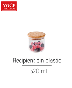 Recipient din plastic VC510, 320 ml