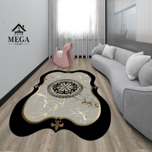 Covor Digital *black gold and grey*