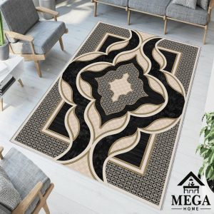 Covor Digital *black gold and cream*