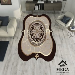 Covor Digital *dark brown-gold* Covor