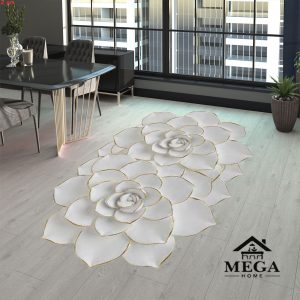 Covor Digital *white and gold*