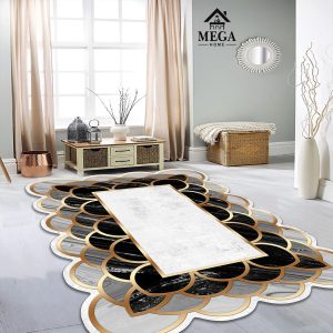 Covor Digital *grey and gold*