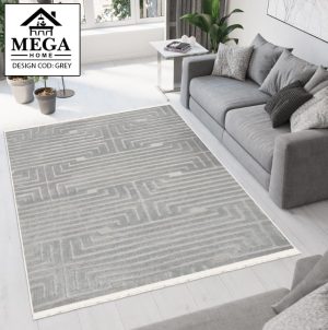 Covor DİKTÖRTGEN GRI Welsoft