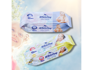 Șervețele umede White Day Eco, 72 buc