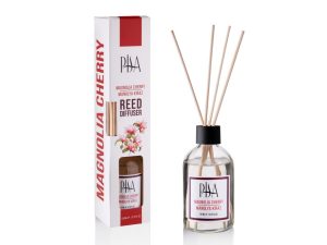 Odorizant pentru încăperi cu bețișoare din bambus Pisa Magnolya Cherry, 110 ml