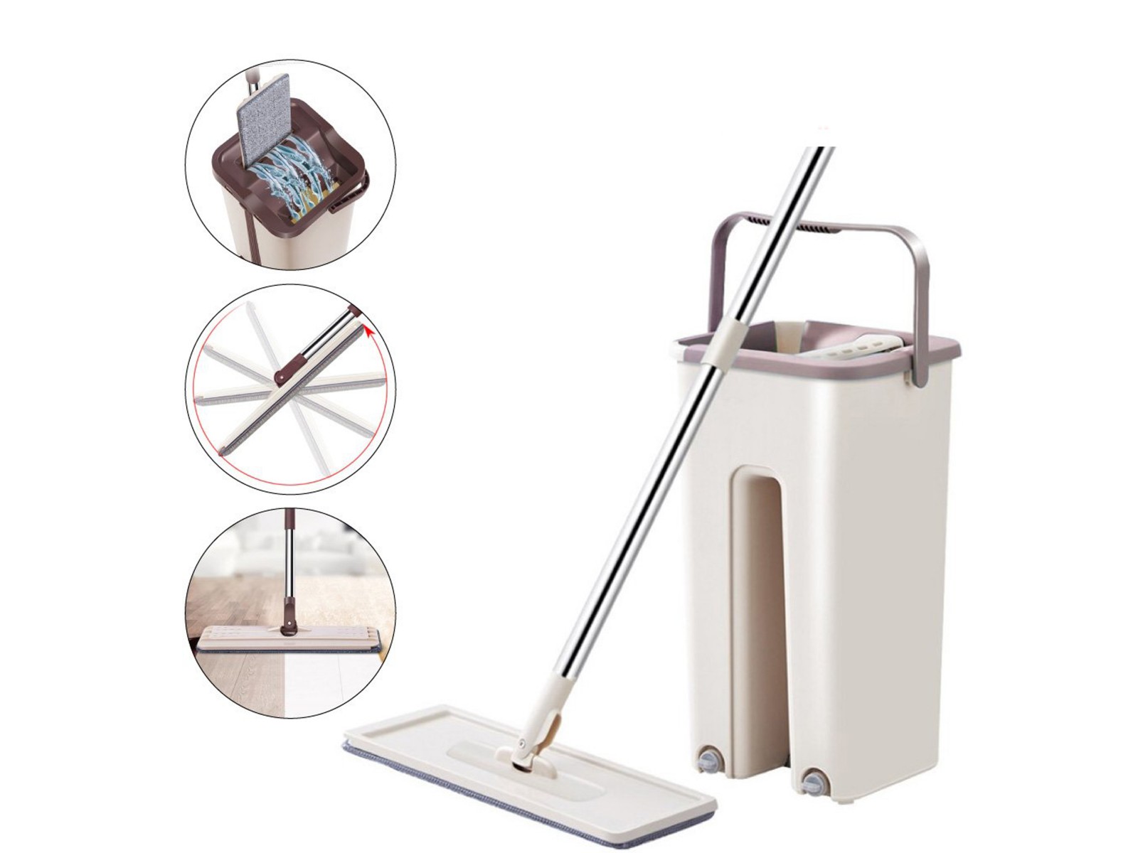 Set găleată + mop Magus Cleaning Mop