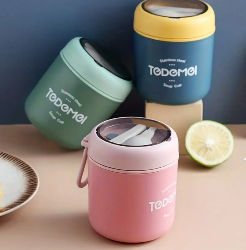 Termos pentru mâncare dublu 1,13 L TEDEMEI - imagine 2