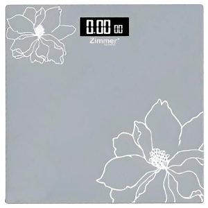 Cântar de baie Zimmer ZM-410 – 180 kg, platformă din sticlă, alimentare cu baterii AAA