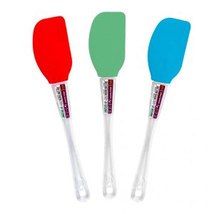 Spatulă 25 cm, silicon alimentar, mâner din plastic