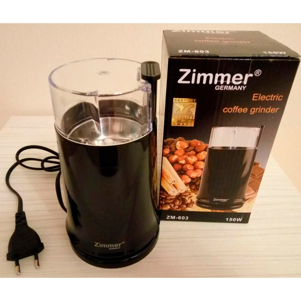 Râșniță Zimmer ZM-603 – 150W, 70g, pentru cafea, nuci și condimente