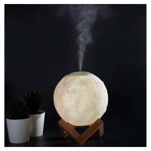 Umidificator cu lumină ambientală „Lună” (Moon Lamp)