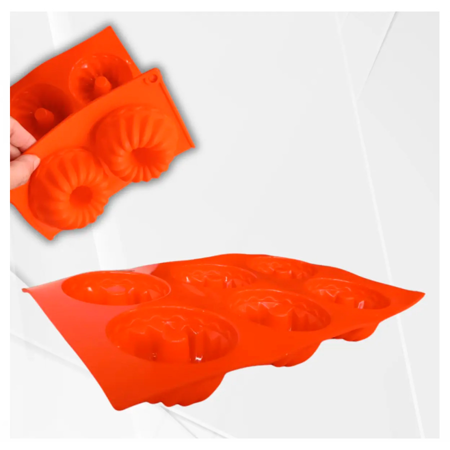 Forme din silicon pentru brioșe – 6 bucăți