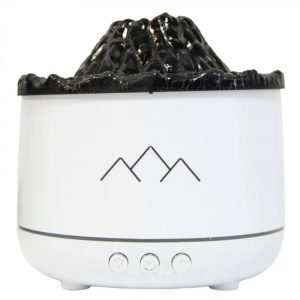 Umidificator de aer „Vulcan” – 260 ml, iluminare LED, alb