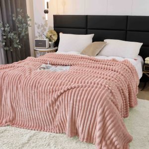 Pătură 200x230 cm – L&M Home Textile _ Roz