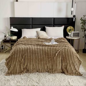 Pătură 200x230 cm – L&M Home Textile _ Cafeniu