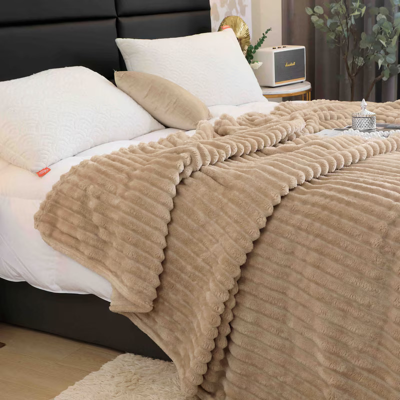 Pătură 200x230 cm – L&M Home Textile _ Bej