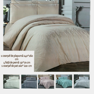 Set Cuvertură 240x260 cm Sena – 6 Piese